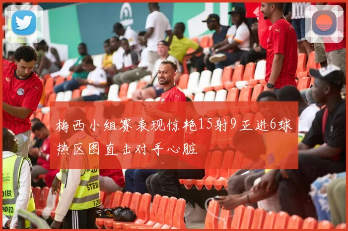 梅西小组赛表现惊艳15射9正进6球热区图直击对手心脏